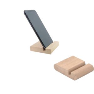 Ahşap Telefon Standı || TT-30-OVAL Ahşap Telefon Standı