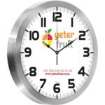 Metalize Duvar Saati || V30-580-B Metalize Duvar Saati