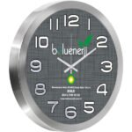 Metalize Duvar Saati || V30-570-BMZ Metalize Duvar Saati