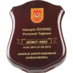 Ahşap Plaket || ABK-75 Ahşap Plaket