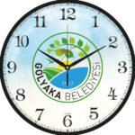 Bombe Cam Duvar Saati || V30-529-B Bombe Cam Duvar Saati