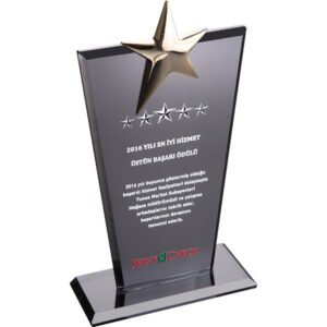 Kristal Plaket || EKT-128-FM Kristal Plaket